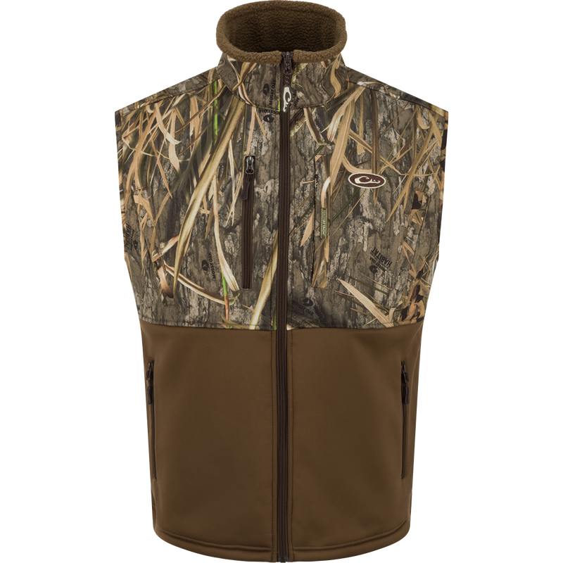 DRAKE WATERFOWL MST SOLID WINDPROOF LAYERING VEST OLIVE LARGE DRAKE WATERFOWL MST SOLID WINDPROOF LAYERING VEST OLIVE LARGE