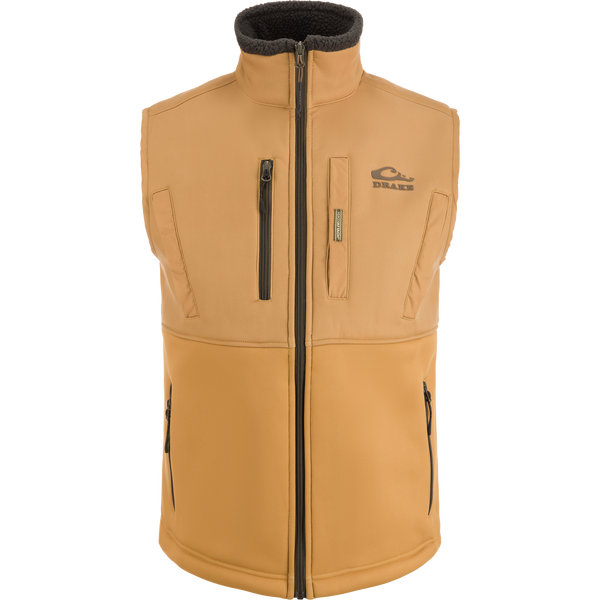 DRAKE'S /スコットランド製/ラムウールベスト Drake Waterfowl MST Hole Shot Windproof Vest