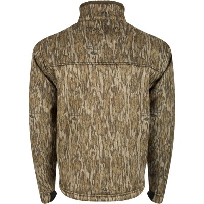 MST Hole Shot Windproof Eqwader 1/4 Zip Jacket: Windproof upper body with Sherpa lining for protection. Breathable lower body for comfort. Handwarmer pockets, adjustable waist, and cord locks for easy adjustment.