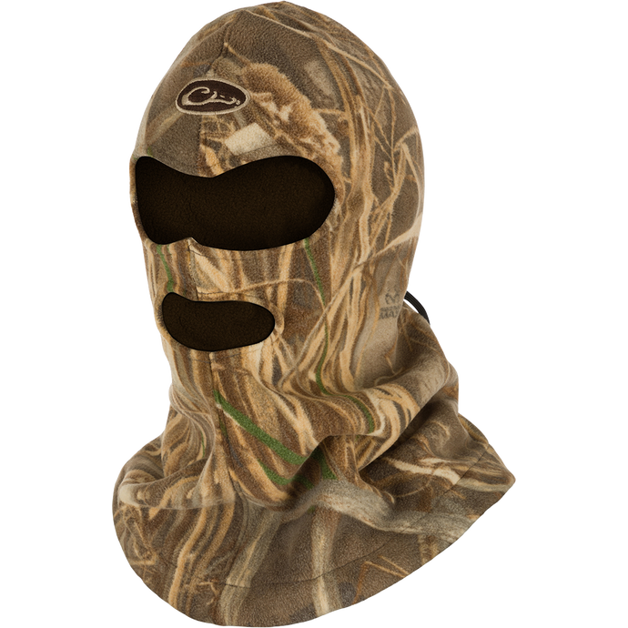 MST Face Mask - Realtree: Midweight fleece mask with tailored eye and mouth openings for visibility and breathability. Ideal for hunting and outdoor activities.