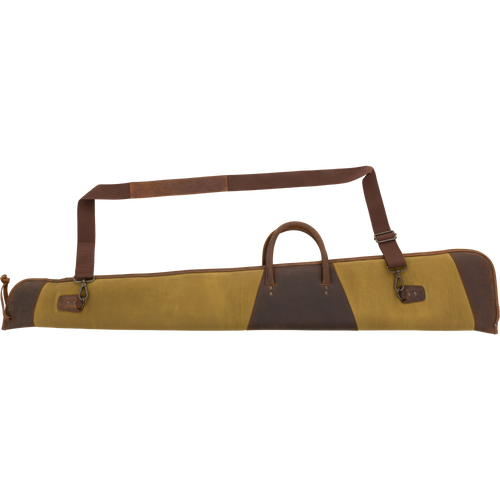 McAlister Leather & Waxed Canvas Shotgun Case