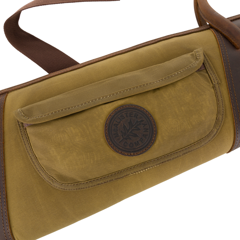 McAlister Leather & Waxed Canvas Shotgun Case