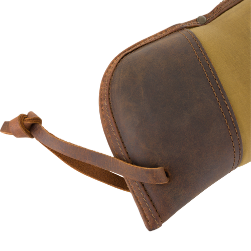 McAlister Leather & Waxed Canvas Shotgun Case