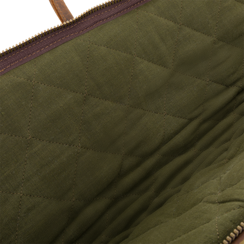 McAlister Leather & Waxed Canvas Shotgun Case