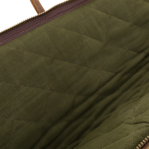 McAlister Leather & Waxed Canvas Shotgun Case