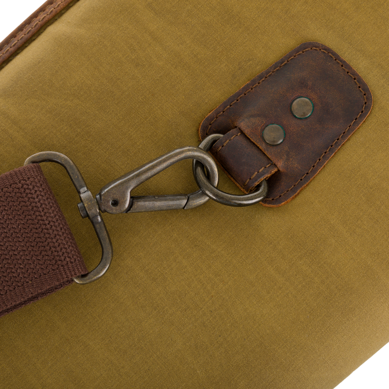 McAlister Leather & Waxed Canvas Shotgun Case
