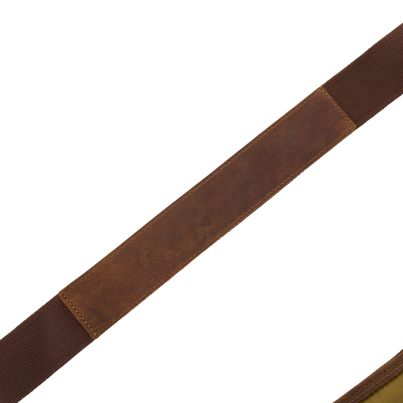 McAlister Leather & Waxed Canvas Shotgun Case