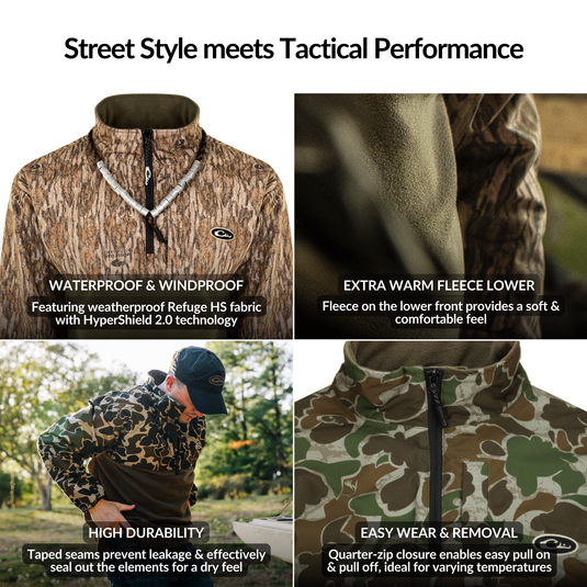 Duck Hunting Clothing Gore Tex Hunting Rain Jacket Rain Jacket Nat