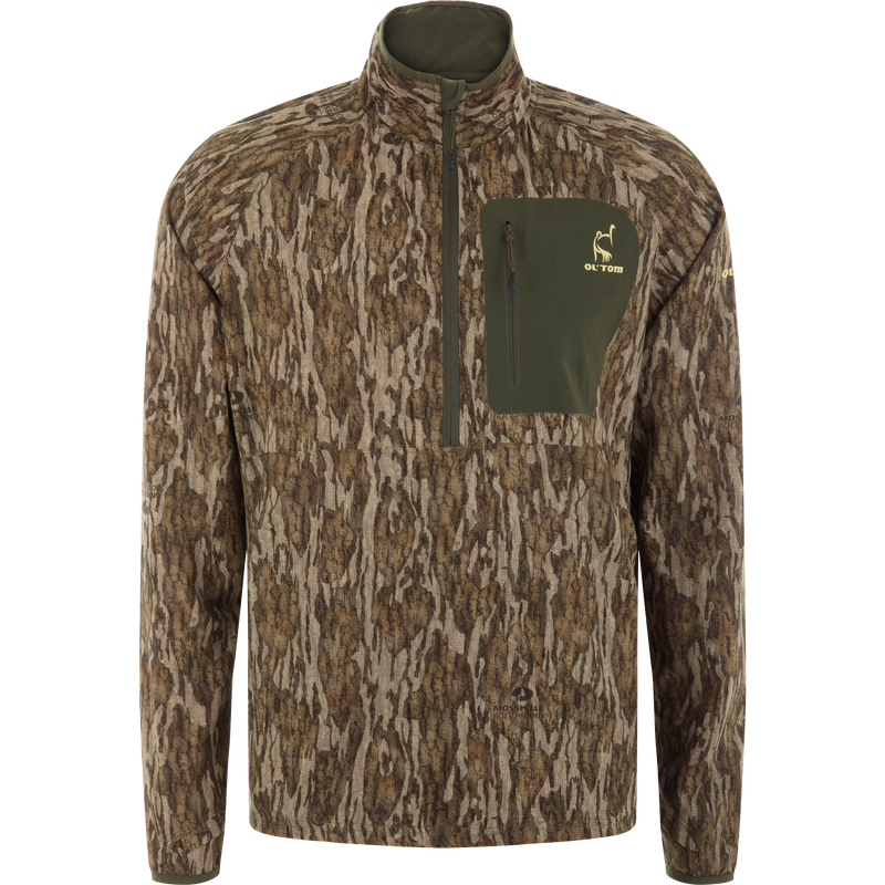 Half Zip Pullover with Spider Web Technology