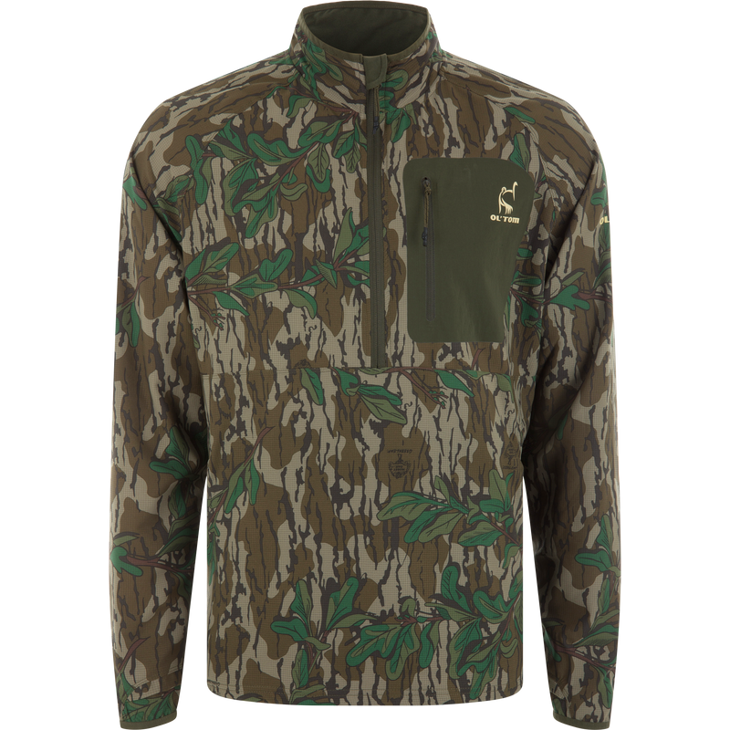 Drake Waterfowl Half Zip Pullover with Spider Web Technology Drake Waterfowl Half Zip Pullover with Spider Web Technology