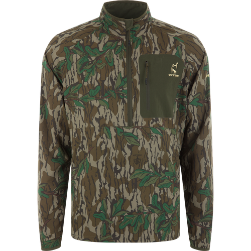 Half Zip Pullover with Spider Web Technology