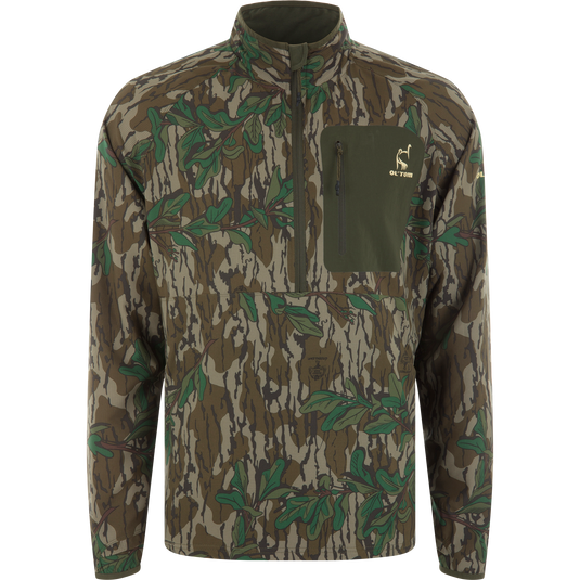 Drake Waterfowl Half Zip Pullover with Spider Web Technology Drake Waterfowl Half Zip Pullover with Spider Web Technology