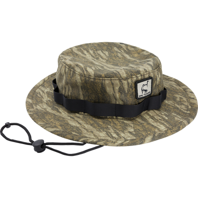 DUK Boonie Hat with adjustable drawstring and full brim, crafted from durable 100% cotton DUK fabric, ideal for outdoor activities and sun protection.