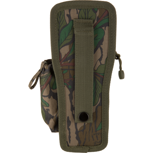 Thermacell Pouch 2.0 with Molle Attachment, a tactical camo nylon pouch with a snap-button flap, side pocket, and belt/MOLLE strap for versatile field gear storage.