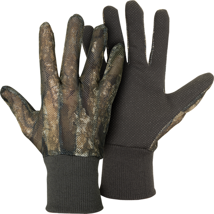 Mesh-Backed Gloves - Realtree Timber