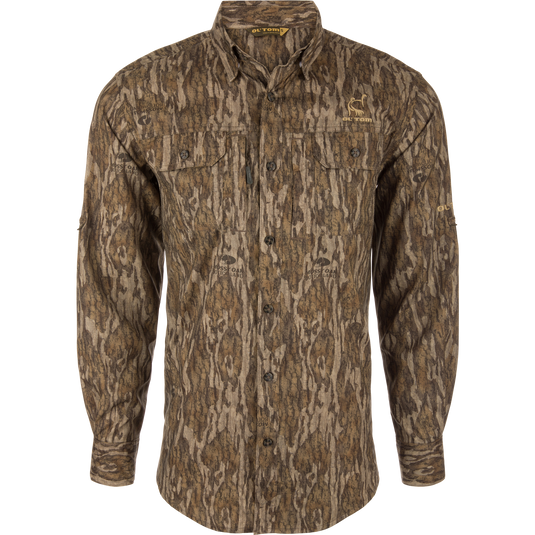 Ol' Tom Men's Camo Wingshooter Trey Shirt | Mossy Oak Bottomland / Small Ol' Tom Men's Camo Wingshooter Trey Shirt | Mossy Oak Bottomland / Small