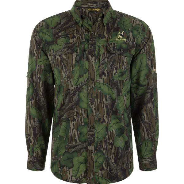 Men's Camo Wingshooter Trey Long Sleeve Shirt – Drake Waterfowl