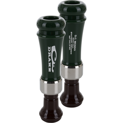 Limited Edition Drake x RNT Duck Call, featuring the D.C. MONDO model, designed for high-pressure duck hunting with loud, raspy mallard hen sounds.