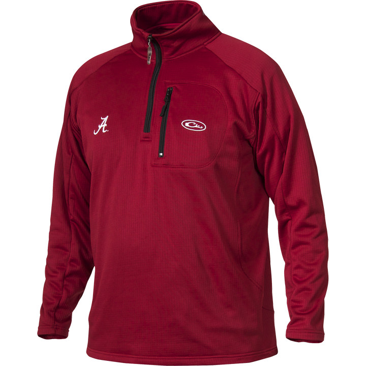 Alabama BreatheLite™ 1/4 Zip - Crimson / Small