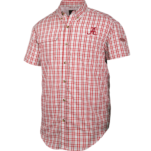 Alabama Gingham Plaid Wingshooter's Shirt S/S