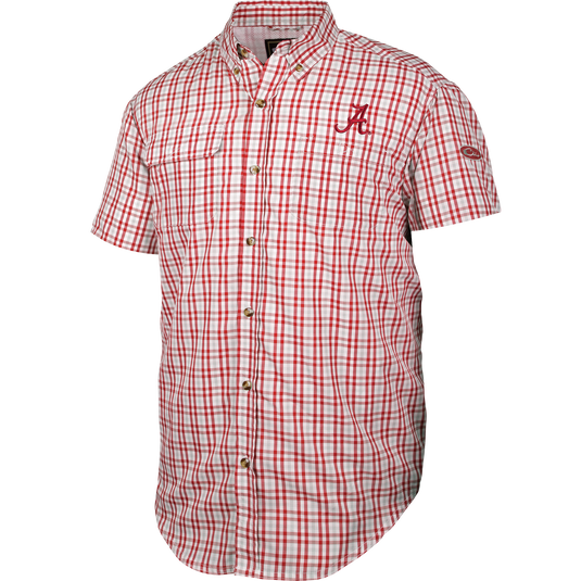 Alabama Gingham Plaid Wingshooter's Shirt S/S