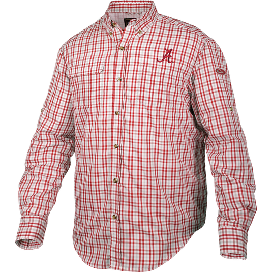 Alabama Gingham Plaid Wingshooter's Shirt L/S