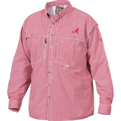 Alabama Plaid Wingshooter's Shirt Long Sleeve