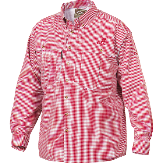 Alabama Plaid Wingshooter's Shirt Long Sleeve