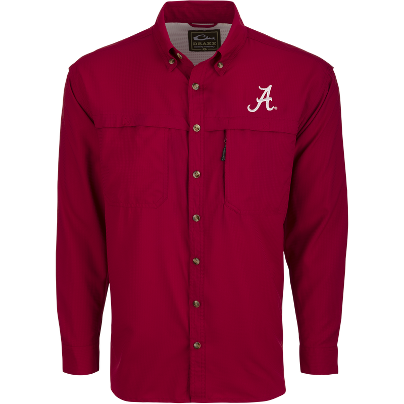 Alabama L/S Mesh Back Flyweight Shirt