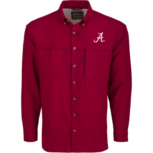 Alabama L/S Mesh Back Flyweight Shirt