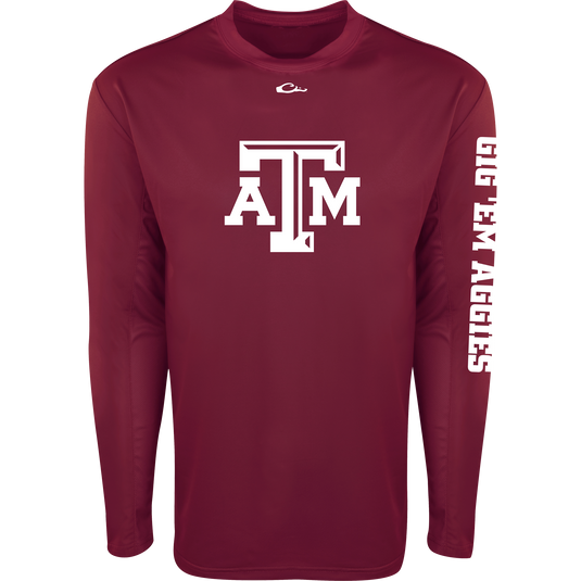 Texas A&M L/S Performance Shirt