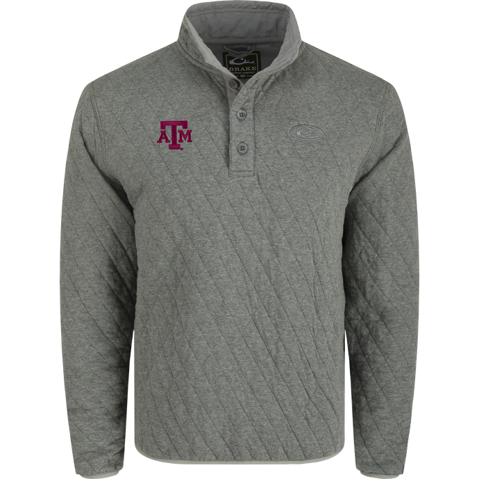 Texas A&M Delta Quilted 1/4 Snap Sweatshirt