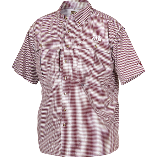 Texas A&M Plaid Wingshooter's Shirt S/S