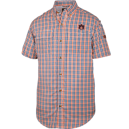 Auburn Gingham Plaid Wingshooter's Shirt S/S