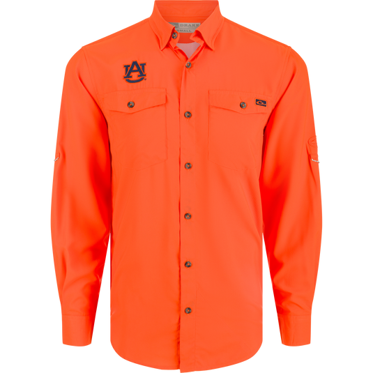 Auburn Frat Dobby Long Sleeve Shirt Auburn Frat Dobby Long Sleeve Shirt