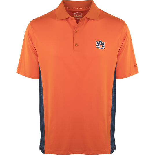 Auburn Performance Polo with Mesh Sides