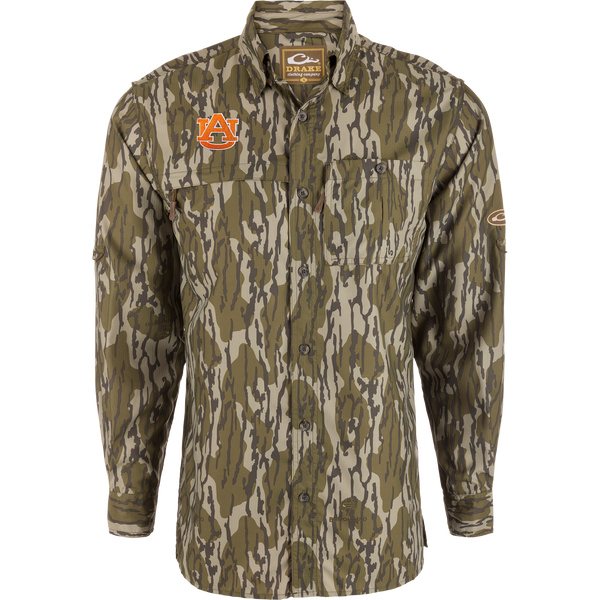 Clemson 8-Shot Long Sleeve Shirt - Drake Waterfowl Collegiate Gear