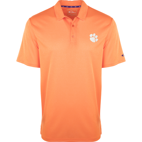 Clemson Vintage Heather Polo