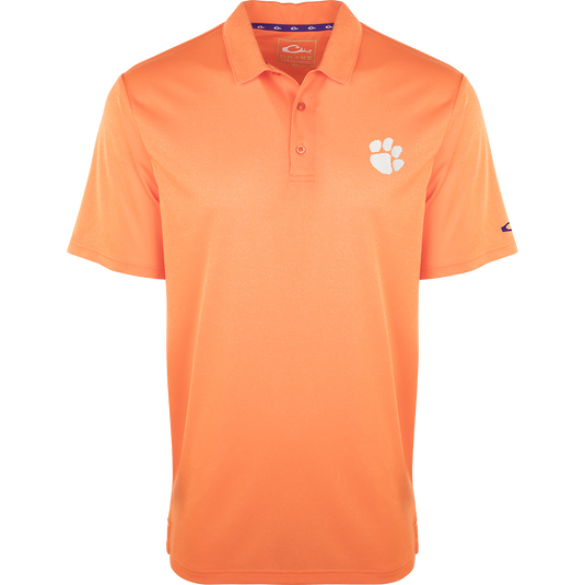 Clemson Vintage Heather Polo