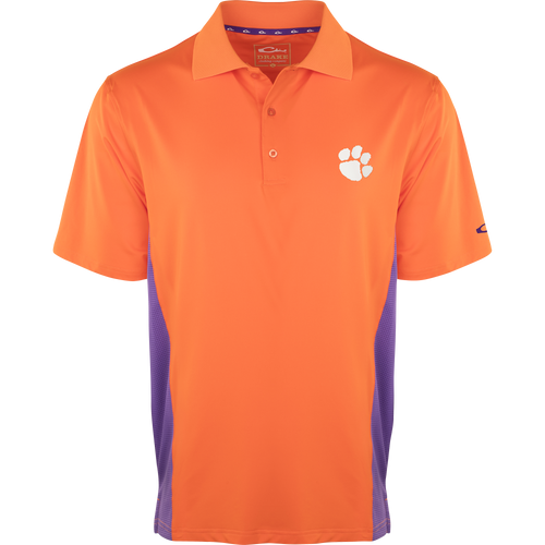 Clemson Performance Polo with Mesh Sides