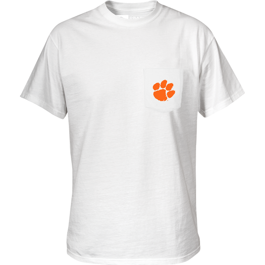 White clemson online t shirt