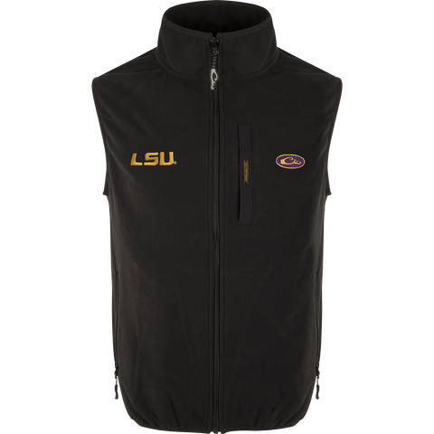 LSU Camp Fleece Vest Windproof and Warm