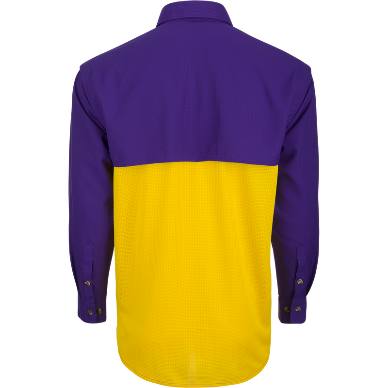 LSU L/S Mesh Back Flyweight Shirt