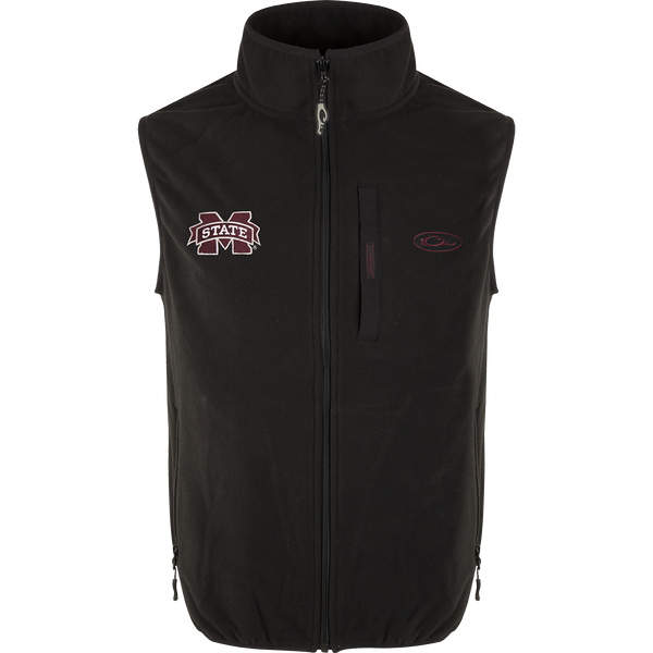 Mississippi State Windproof Fleece Vest by Drake – Drake Waterfowl