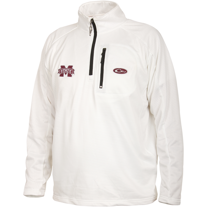 Mississippi State Breathelite 1/4 Zip Pullover - Maroon / Small