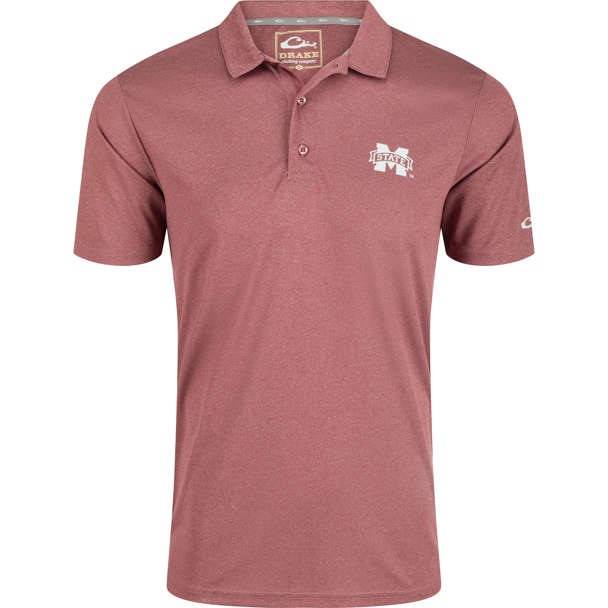 Mississippi State Vintage Heather Polo by Drake