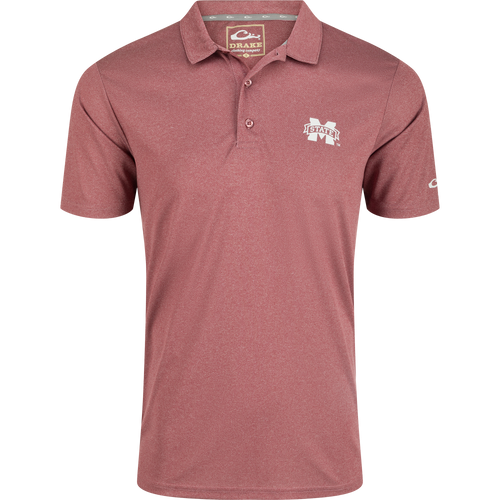 Mississippi State Vintage Heather Polo