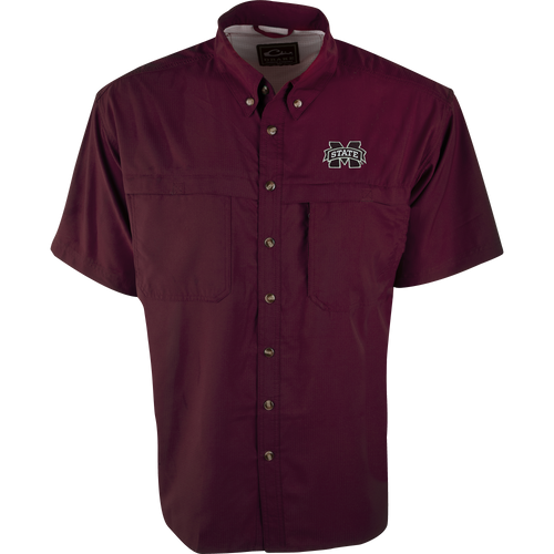 Mississippi State S/S Mesh Back Flyweight Shirt
