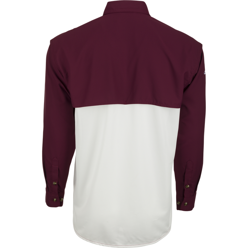 Mississippi State L/S Mesh Back Flyweight Shirt