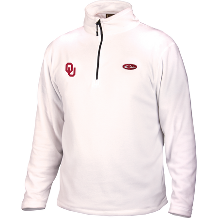 Oklahoma Camp Fleece 1/4 Zip Pullover – Drake Waterfowl